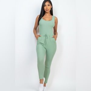 Sage Green Jumpsuit